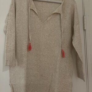 LILLA P sweater, natural color, size medium